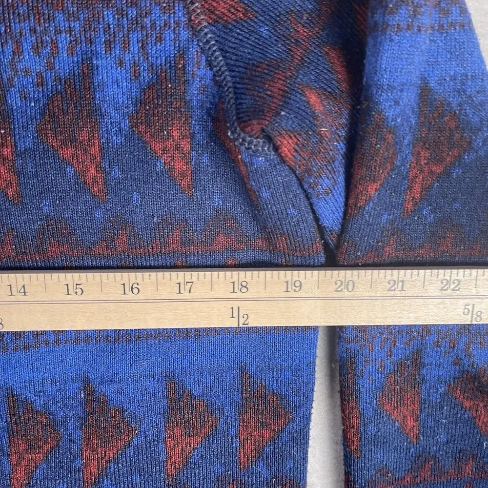 Vintage Hollister Full Zip Hooded Sherpa Sweatshirt Men Medium Aztec‎ 90s Y2K